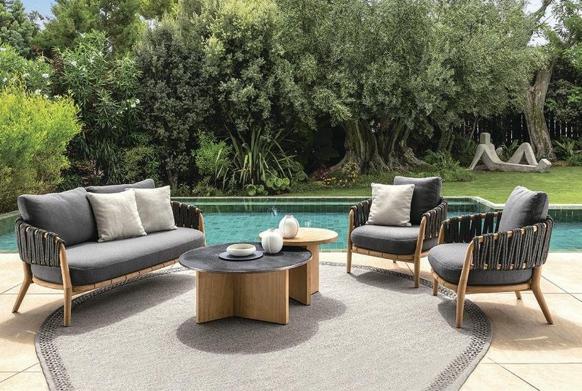 Conjunto living para jardim