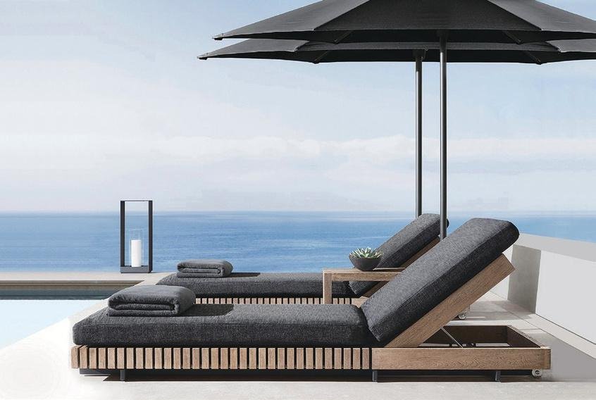 Lounge relax com ombrelone