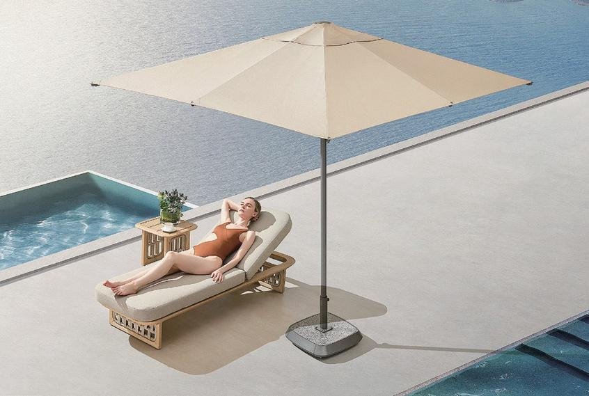 Espreguiçadeiras premium para área de piscina