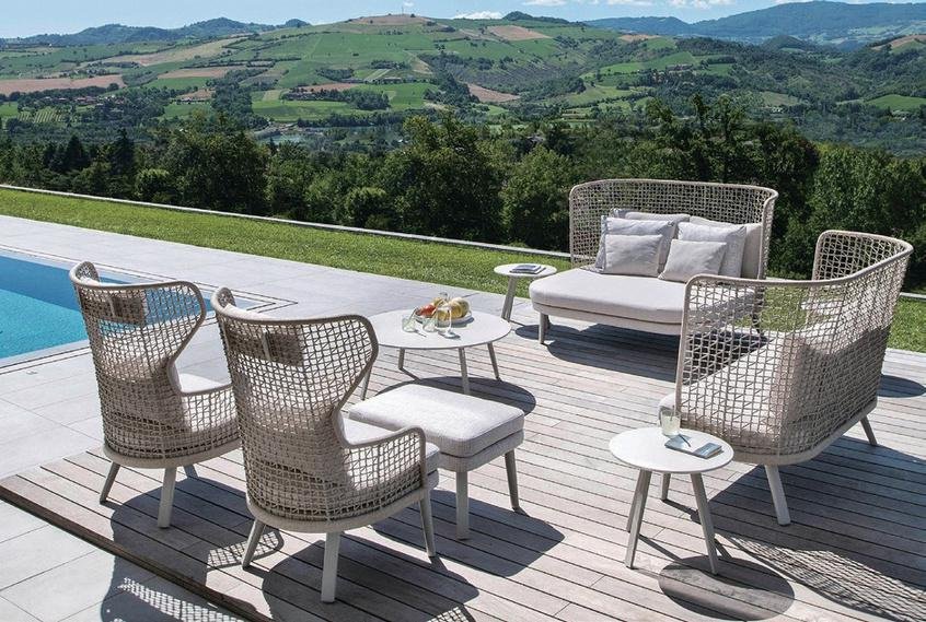 Conjunto de jantar externo premium da D.LUXO